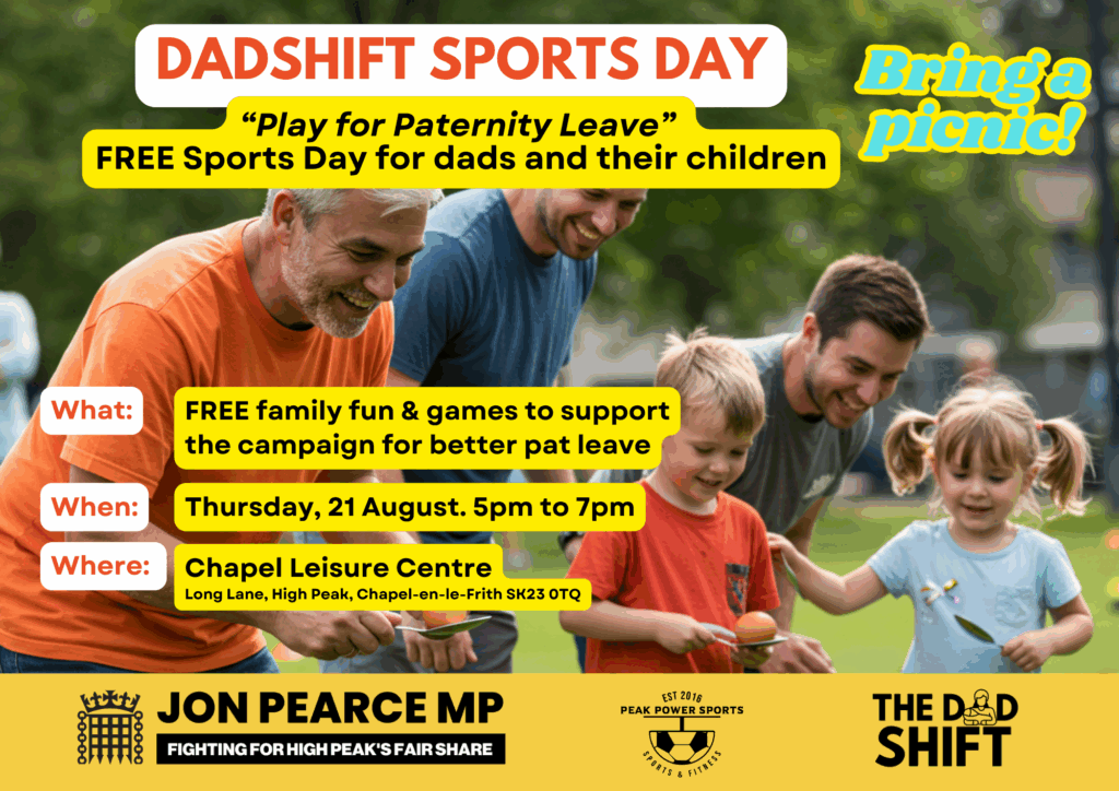 Dadshift “Play for Paternity Leave” Sports Day