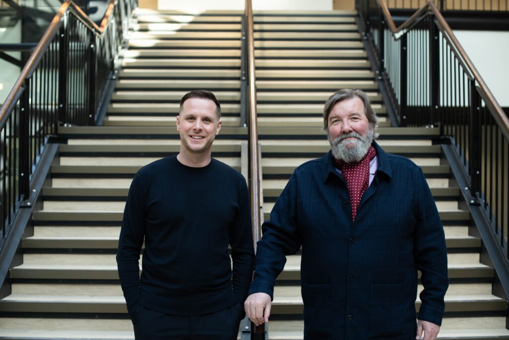 Richard Walker (L) and Matthew Mooney (R) of THC