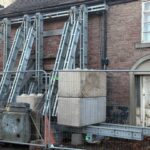 Damaged building in Chapel-en-le-Frith